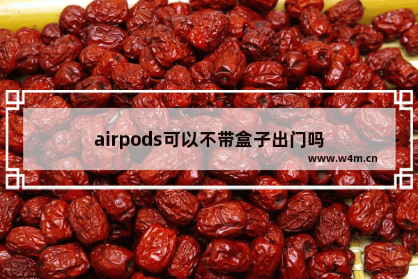 airpods可以不带盒子出门吗