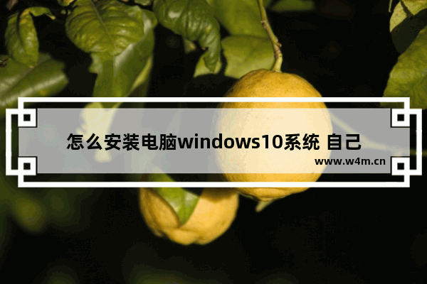 怎么安装电脑windows10系统 自己安装windows10系统的步骤