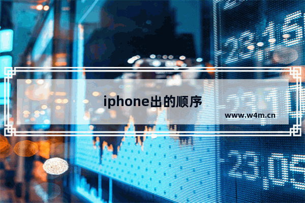 iphone出的顺序