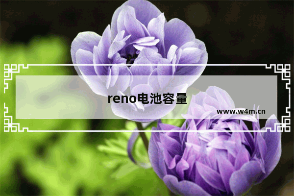 reno电池容量