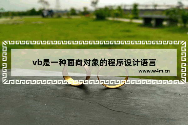 vb是一种面向对象的程序设计语言