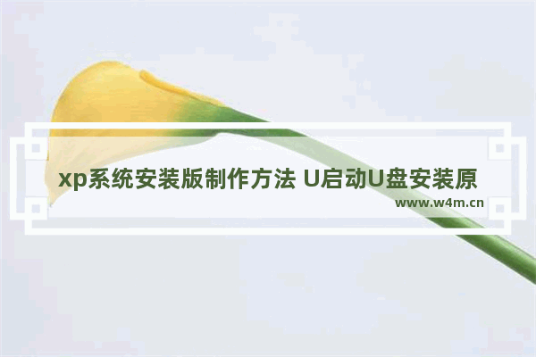 xp系统安装版制作方法 U启动U盘安装原版XP系统教程