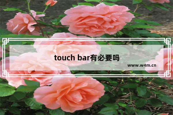 touch bar有必要吗