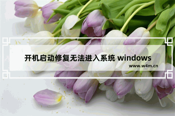 开机启动修复无法进入系统 windows10自动重启的解决方法