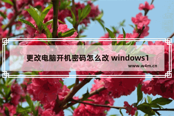 更改电脑开机密码怎么改 windows10设置开机密码步骤