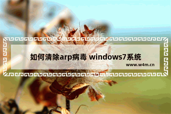 如何清除arp病毒 windows7系统出现arp病毒的解决方法