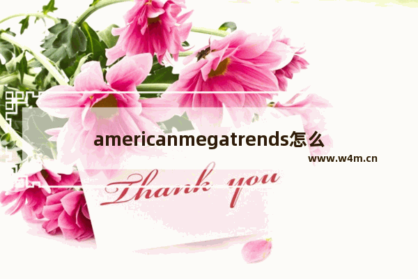 americanmegatrends怎么解决