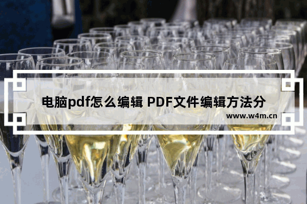 电脑pdf怎么编辑 PDF文件编辑方法分享