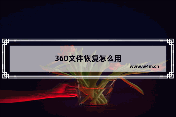 360文件恢复怎么用