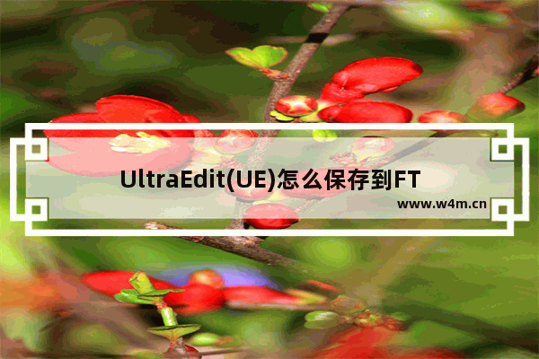 UltraEdit(UE)怎么保存到FTP