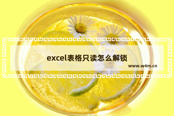 excel表格只读怎么解锁