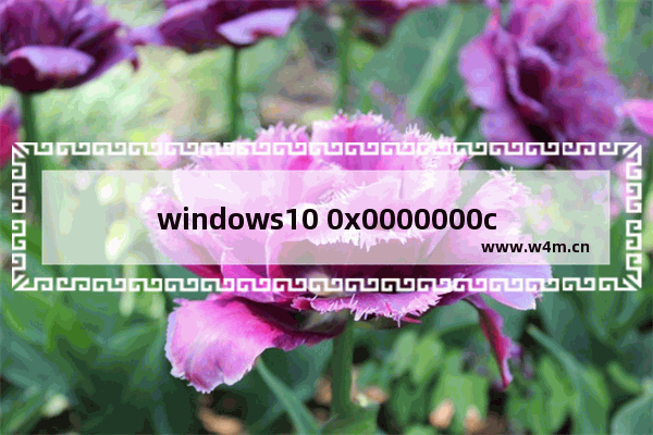 windows10 0x0000000c原因