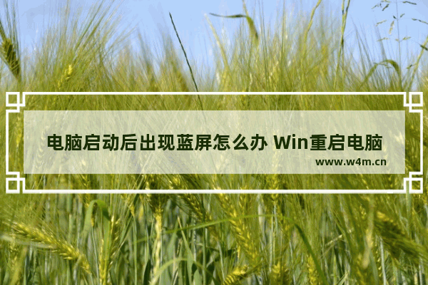 电脑启动后出现蓝屏怎么办 Win重启电脑蓝屏的解决方法