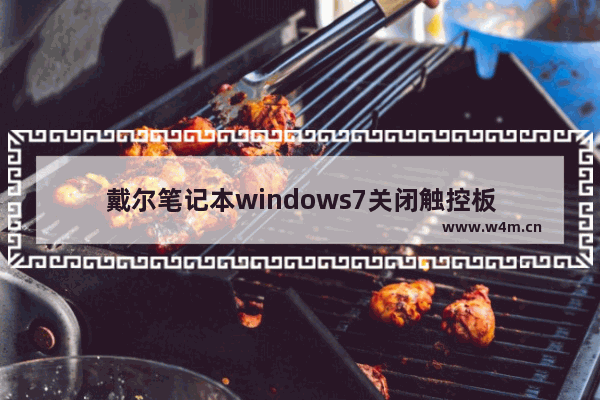 戴尔笔记本windows7关闭触控板