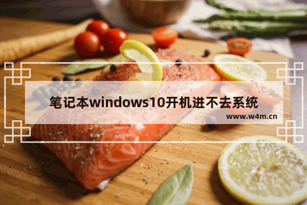 笔记本windows10开机进不去系统