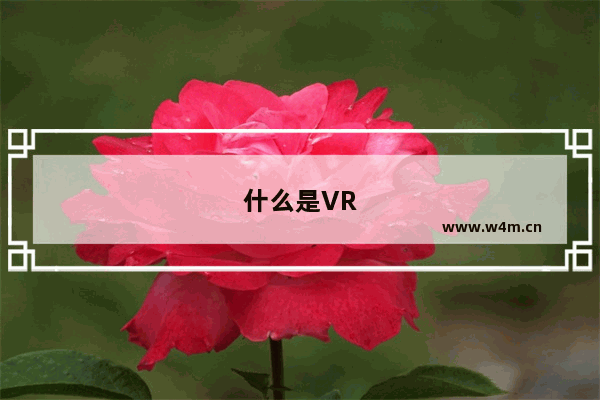 什么是VR