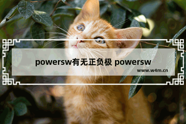 powersw有无正负极 powersw区不区分正负极