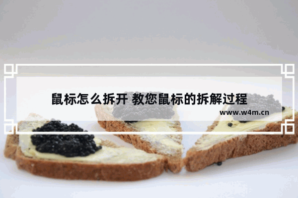 鼠标怎么拆开 教您鼠标的拆解过程