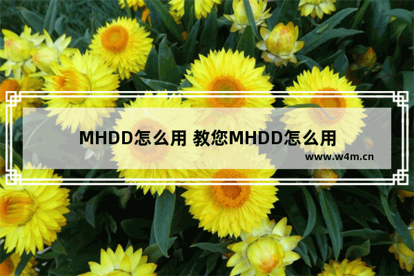 MHDD怎么用 教您MHDD怎么用