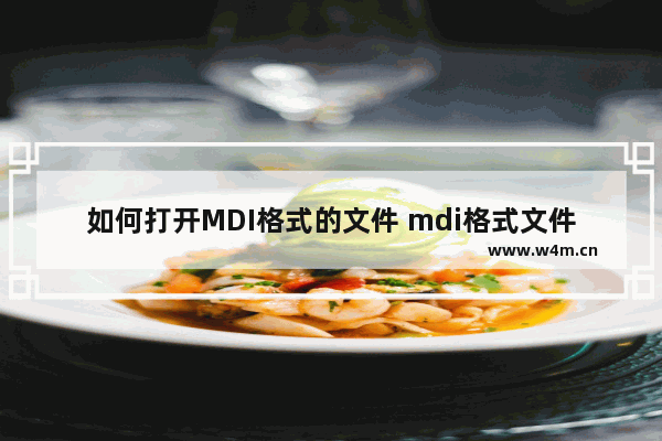 如何打开MDI格式的文件 mdi格式文件怎么打开