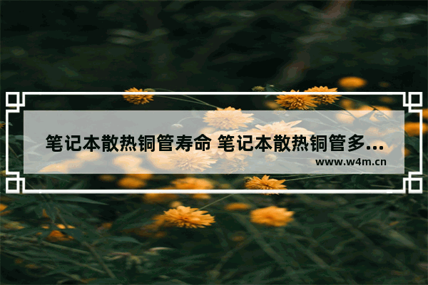 笔记本散热铜管寿命 笔记本散热铜管多久需要换一次