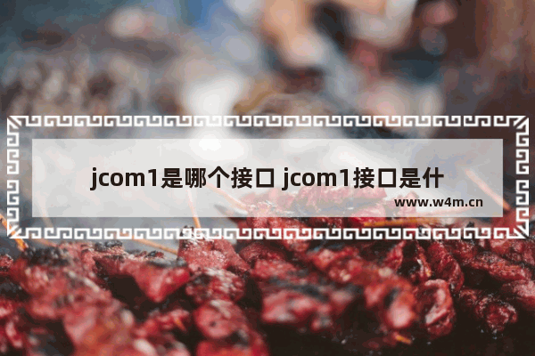 jcom1是哪个接口 jcom1接口是什么