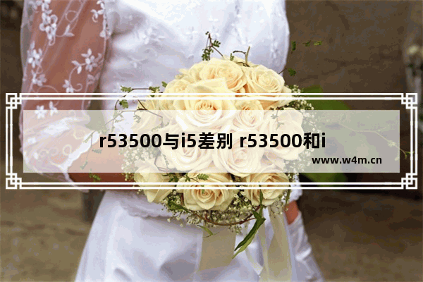 r53500与i5差别 r53500和i5处理器差别在哪