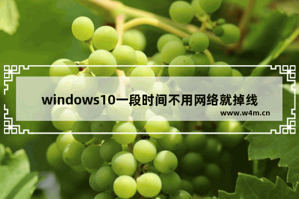 windows10一段时间不用网络就掉线连不上怎么办 windows10一段时间不用网络就掉线连不上的解决教程