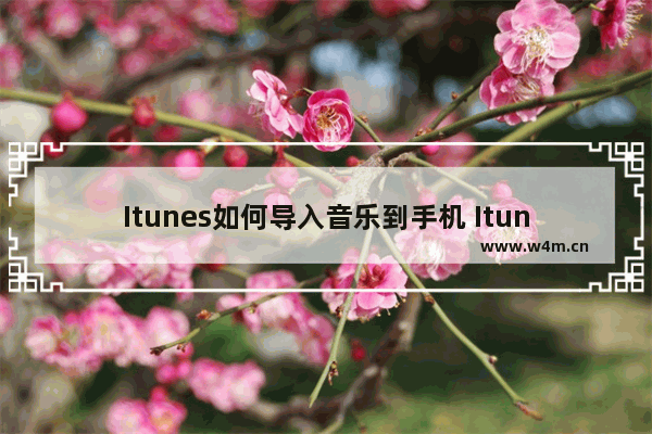 Itunes如何导入音乐到手机 Itunes导入音乐到手机的方法