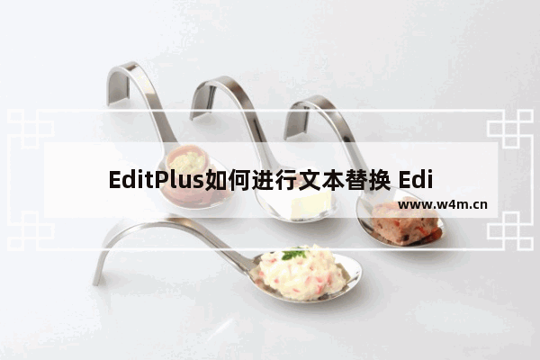 EditPlus如何进行文本替换 EditPlus文本替换操作方法分享