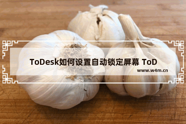 ToDesk如何设置自动锁定屏幕 ToDesk设置自动锁定屏幕方法