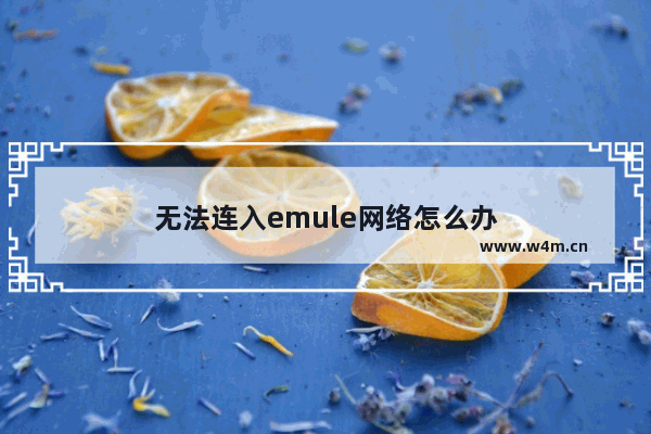 无法连入emule网络怎么办