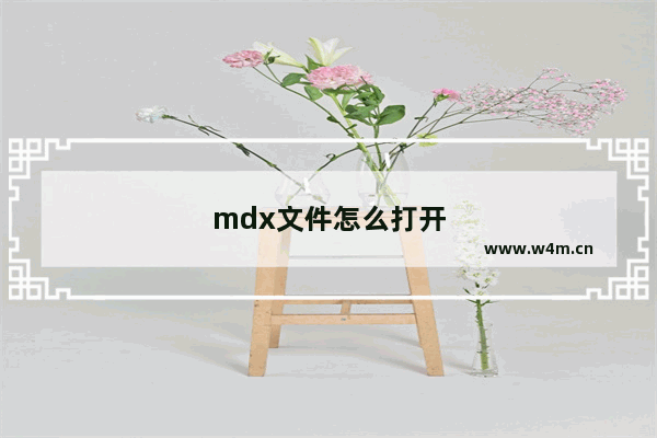 mdx文件怎么打开