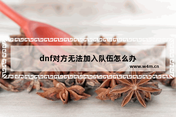 dnf对方无法加入队伍怎么办