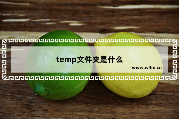 temp文件夹是什么