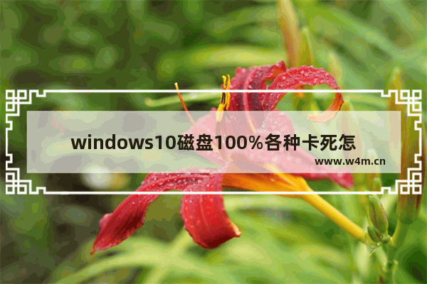 windows10磁盘100%各种卡死怎么办 windows10磁盘100%各种卡死解决办法