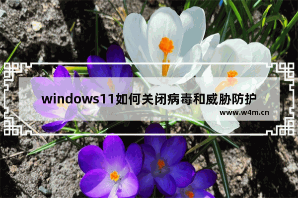 windows11如何关闭病毒和威胁防护 windows11怎么关闭病毒和威胁防护