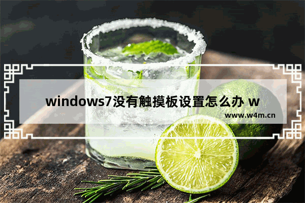 windows7没有触摸板设置怎么办 windows7触摸板设置在哪里