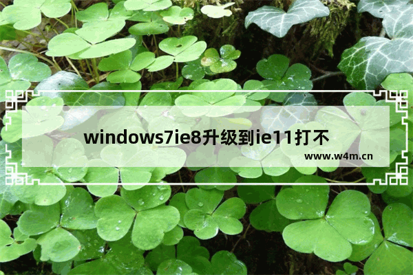 windows7ie8升级到ie11打不开怎么办 windows7ie8升级到ie11安装失败解决办法