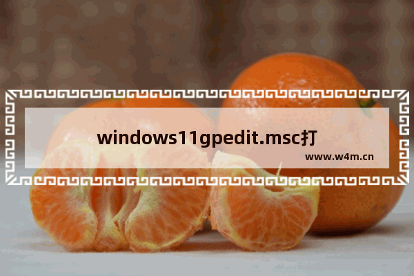 windows11gpedit.msc打不开怎么办 windows11gpedit.msc打不开解决办法