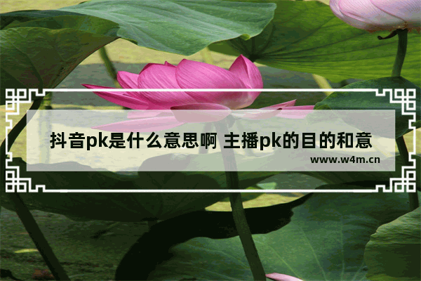 抖音pk是什么意思啊 主播pk的目的和意义