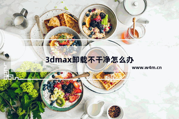 3dmax卸载不干净怎么办