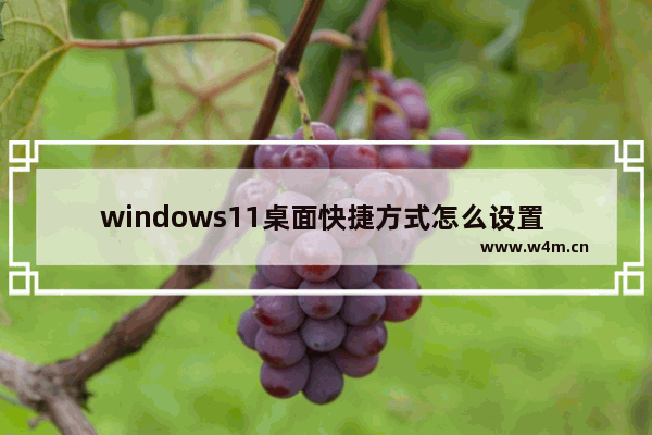 windows11桌面快捷方式怎么设置 windows11怎么添加桌面快捷方式