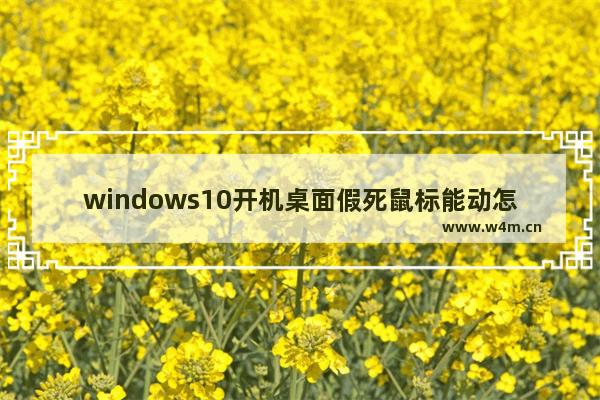 windows10开机桌面假死鼠标能动怎么办 windows10开机桌面假死鼠标能动解决办法