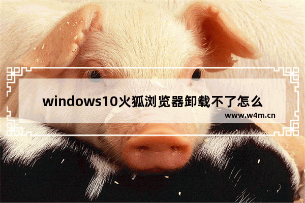 windows10火狐浏览器卸载不了怎么办 windows10彻底卸载火狐浏览器方法