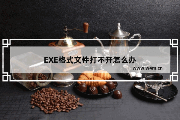 EXE格式文件打不开怎么办