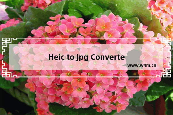 Heic to Jpg Converter转换图片格式的方法