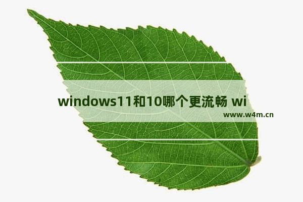 windows11和10哪个更流畅 windows11和10哪个更好