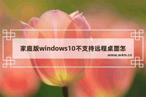 家庭版windows10不支持远程桌面怎么解决 家庭版windows10不支持远程桌面解决办法