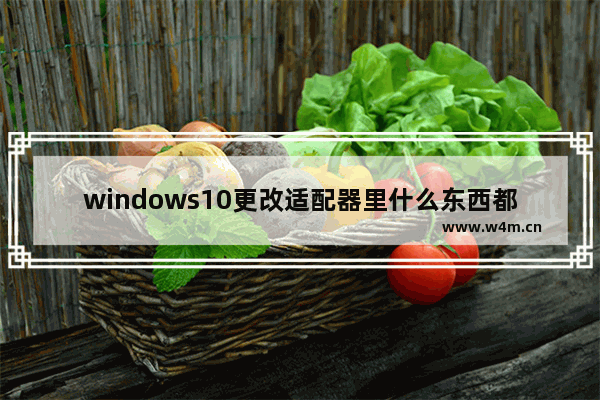 windows10更改适配器里什么东西都没有怎么办 windows10更改适配器里什么东西都没有解决办法